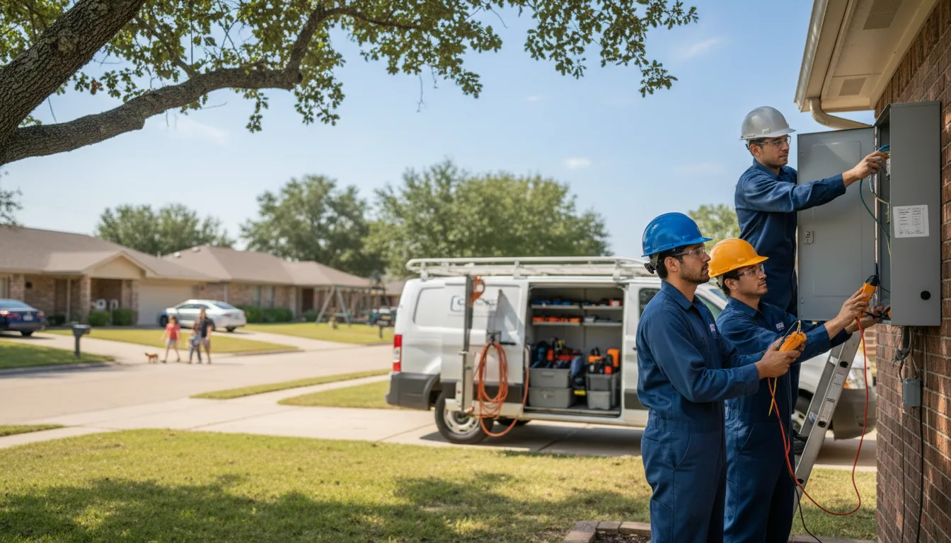 Certified electrician providing emergency electrical services in Franksville, WI